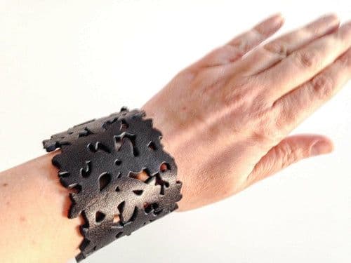 image-Lace True Leather Bracelet