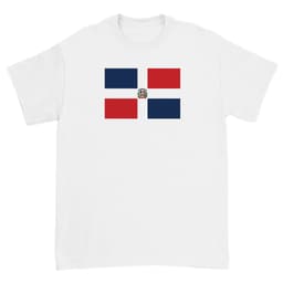 image-Drapeau de la République dominicaine - T-shirt unisexe ras du cou en