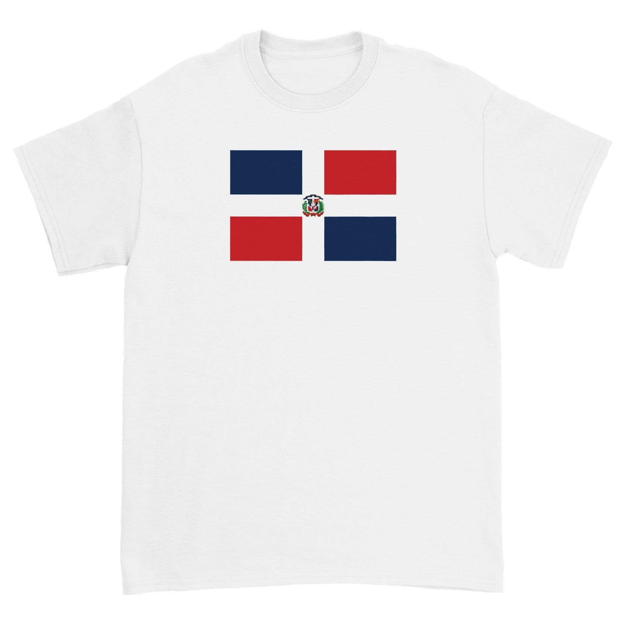 image-Drapeau de la République dominicaine - T-shirt unisexe ras du cou en