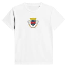image-Drapeau de Saint-Barthélemy - T-shirt enfant performance ras du cou