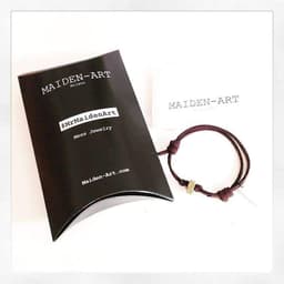 image-Skull and razor blade mens necklace. Mens gift, Gift for Men. Perfect