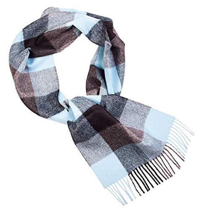 image-Great Natural Alpaca 100% Baby Alpaca scarf turquise