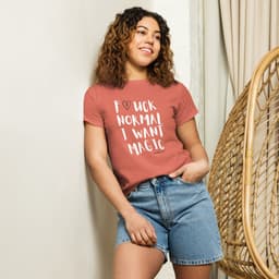 image-F*UCK NORMAL I WANT MAGIC Women’s high-waisted t-shirt