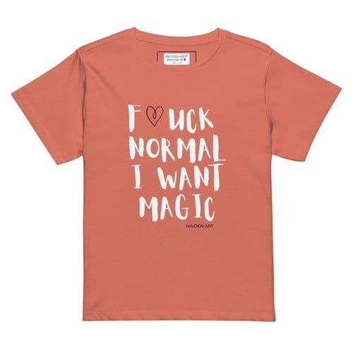 image-F*UCK NORMAL I WANT MAGIC Women’s high-waisted t-shirt