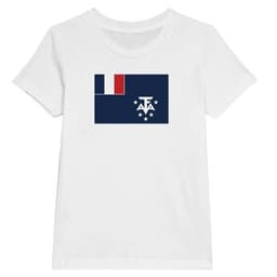 image-Drapeau de l'Antarctiques françaises - T-shirt enfant premium ras du