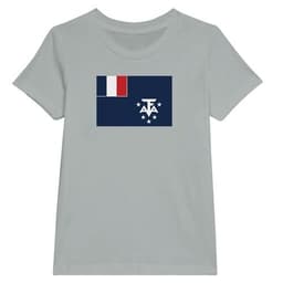 image-Drapeau de l'Antarctiques françaises - T-shirt enfant premium ras du