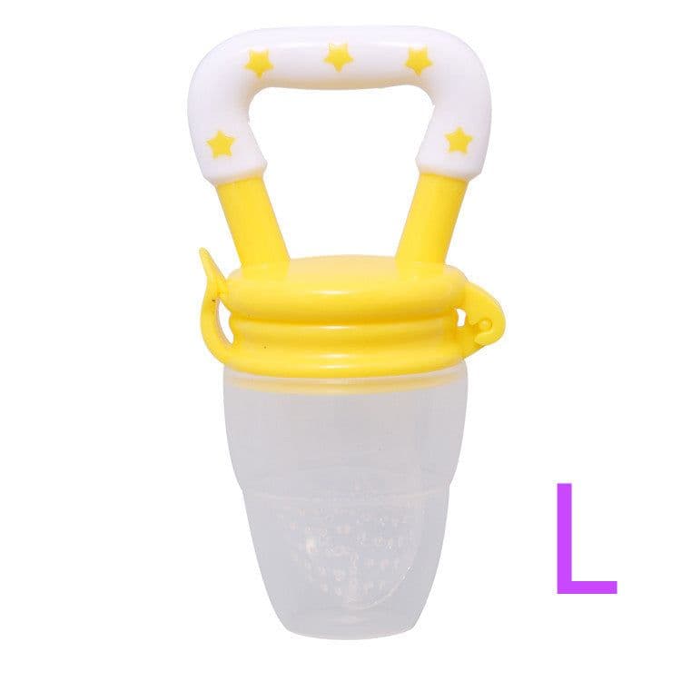 image-Factory wholesale baby fruit and vegetable music rubberized pacifier bite bite bite bag baby food supplement feeding device