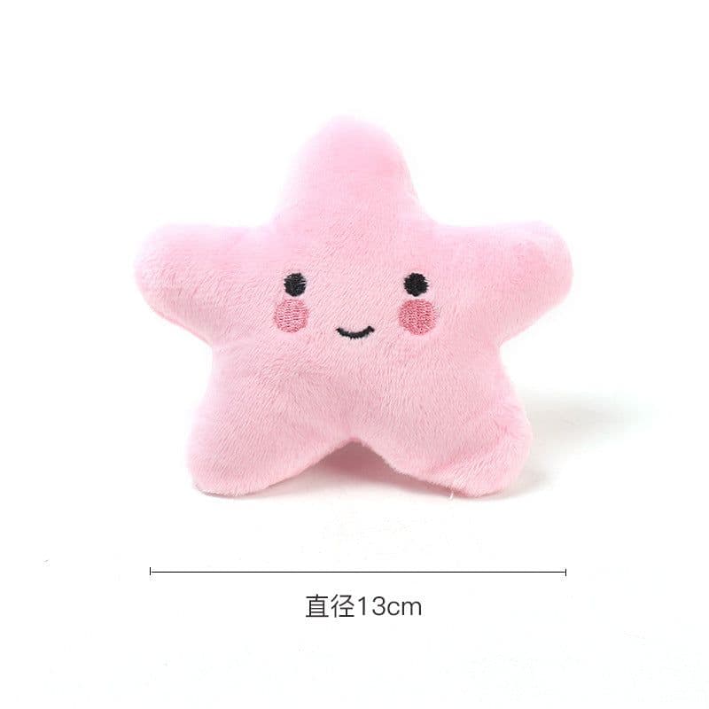 image-Pet Plush Starfish Toy - Vocal Squeaky