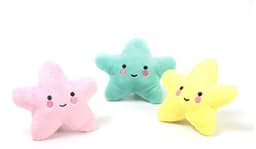 image-Pet Plush Starfish Toy - Vocal Squeaky