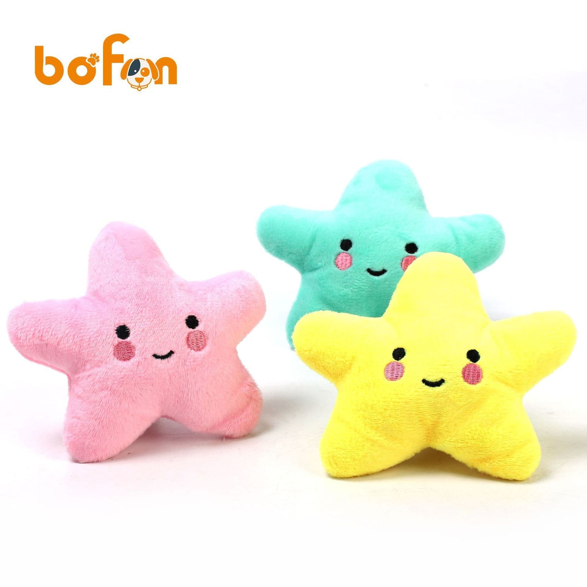 image-Pet Plush Starfish Toy - Vocal Squeaky