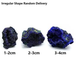 image-Natural Azurite Malachite Geode Crystal Mineral Specimen Reiki Healing Stone Collectible