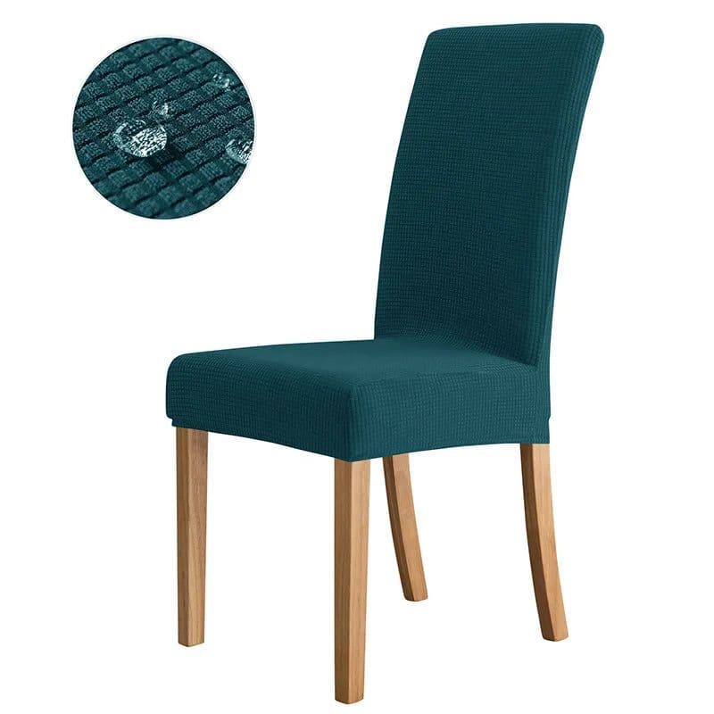 image-NEW Waterproof Elastic Jacquard Chair Cover for Dining Room Chair Covers for Chairs Kitchen Wedding Hotel Banquet Protector Seat