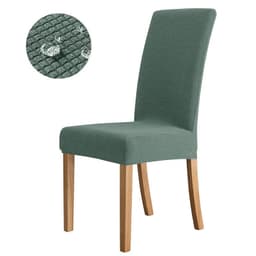 image-NEW Waterproof Elastic Jacquard Chair Cover for Dining Room Chair Covers for Chairs Kitchen Wedding Hotel Banquet Protector Seat