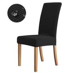 image-NEW Waterproof Elastic Jacquard Chair Cover for Dining Room Chair Covers for Chairs Kitchen Wedding Hotel Banquet Protector Seat