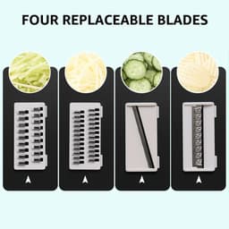 image-Multi-function Potato Carrot Cucumber Mandoline Slicer Cutter Grater Shredders with Strainer / Kitchen Fruit and Vegetable Tools