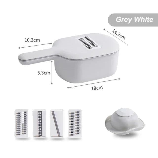 image-Multi-function Potato Carrot Cucumber Mandoline Slicer Cutter Grater Shredders with Strainer / Kitchen Fruit and Vegetable Tools