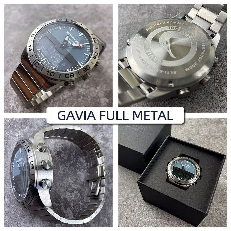 image-NORTH EDGE GAVIA 2 Men's Digital Dive Watch Altimeter Compass