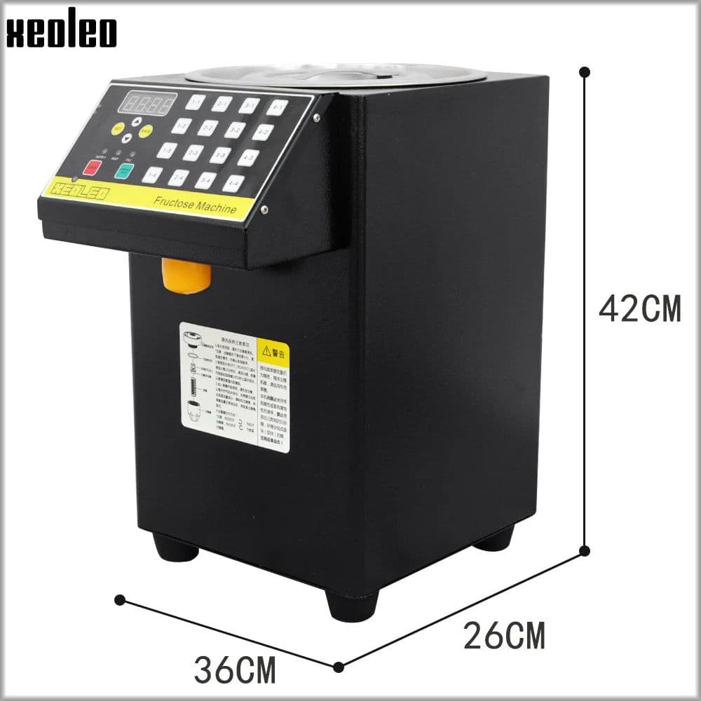 image-XEOLEO 16 Quantitative Fructose machine Automatic Fructose Dispenser Syrup dispenser Bubble tea shop Milk tea Equipment levulose