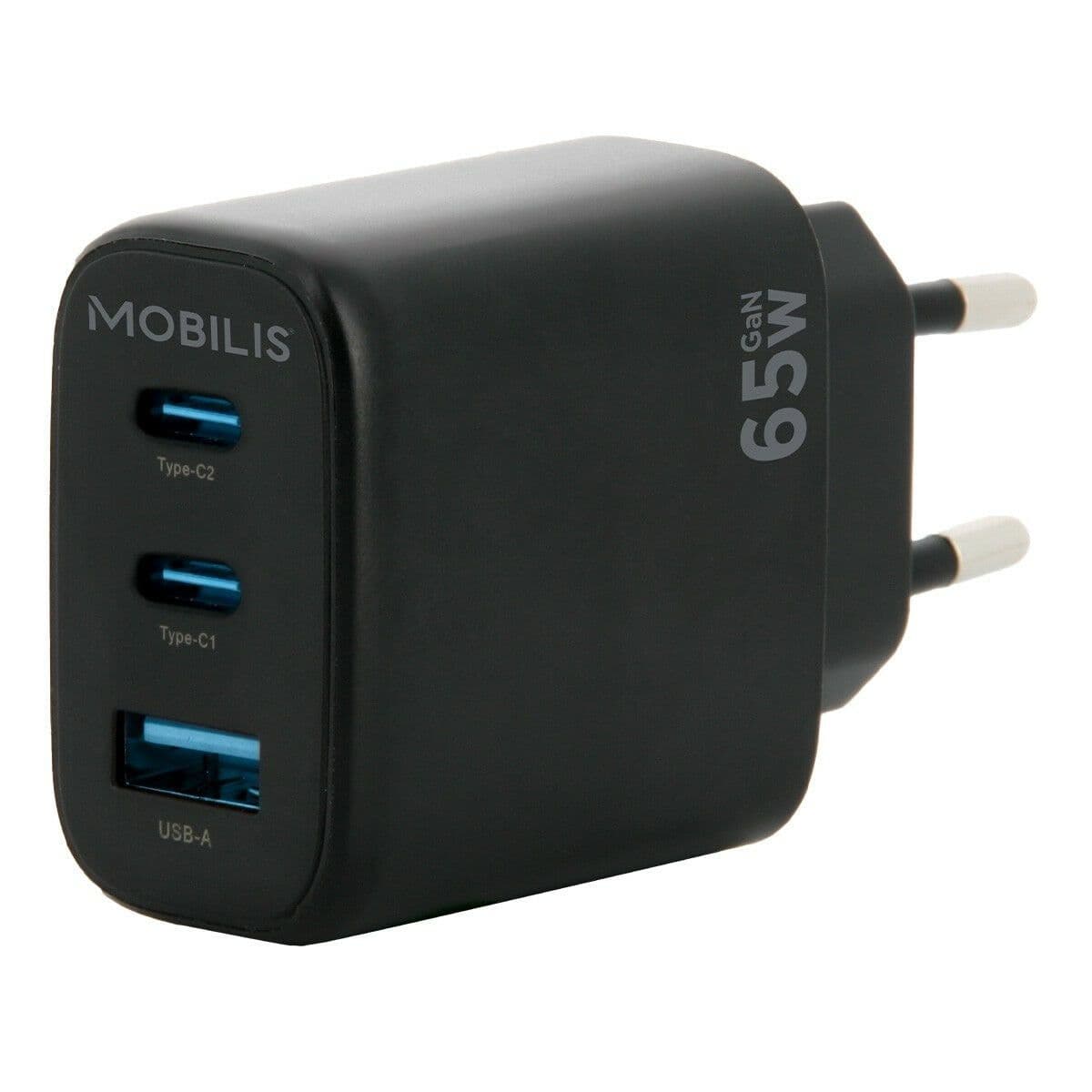 image-Portable charger Mobilis 001364 Black