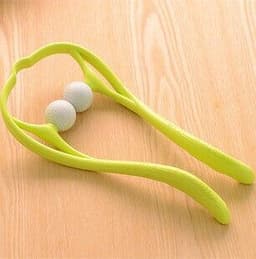 image-Neck Massager Manual Meridian Ball - Blue Green Pink