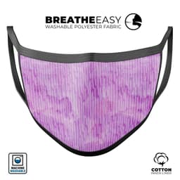 image-Pink Grunge Surface with Microscopic Matter - Made in USA Mouth Cover