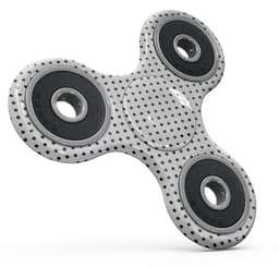 image-Black and Gray Fade Polka Dots Full-Body Fidget Spinner Skin-Kit