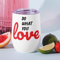 image-Do What You Love Wine Tumbler