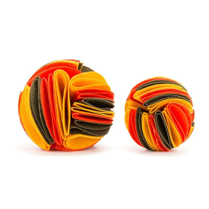 image-Foldable Dog Snuffle Ball Dog Training Toys Increase IQ Pet Cat Training Games Feeding Intelligence Toy
