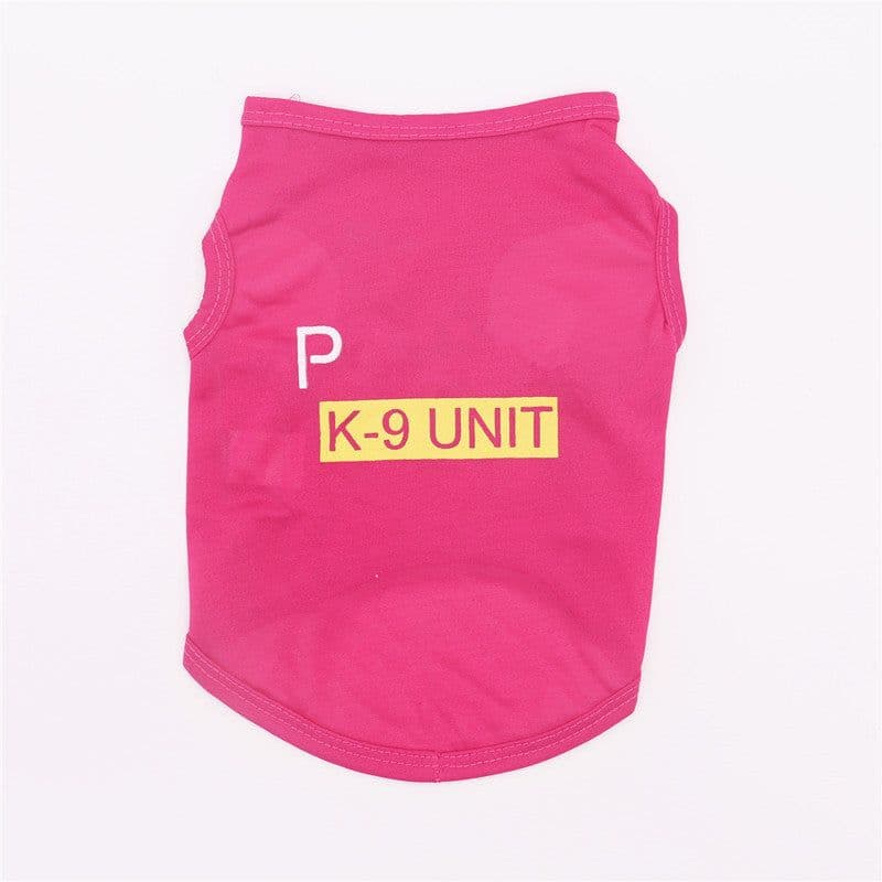 image-Pet Clothes Summer Vest Breathable Polyester