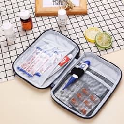 image-Walking Medical Bag - Yellow Oxford Cloth Travel Storage