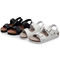 image-Golofe Cork Sandals Men - Black Open Toe EVA