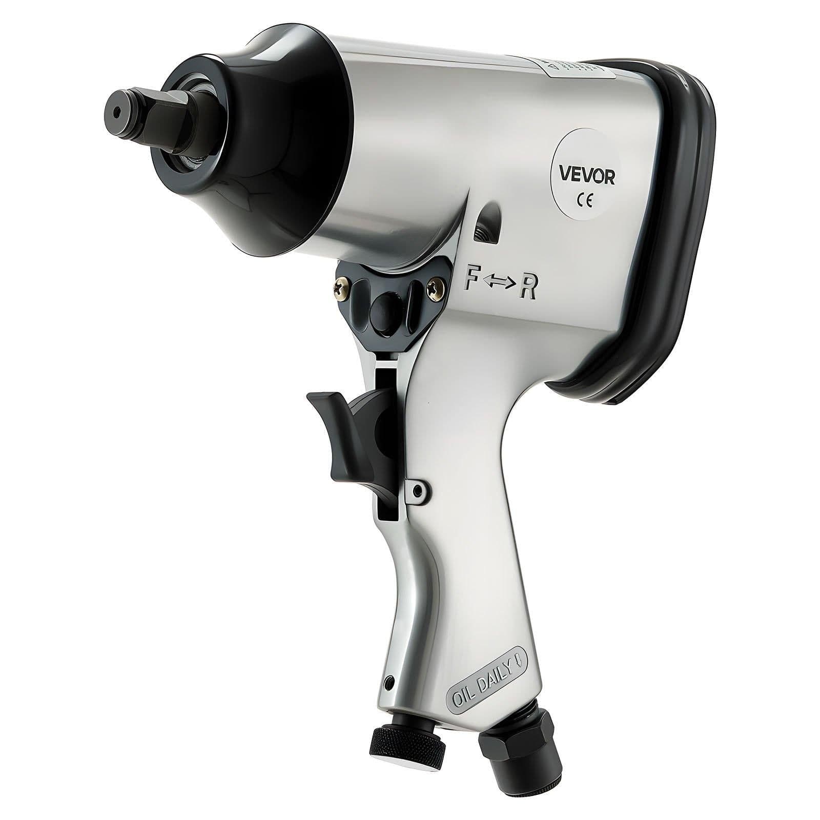 image-VEVOR 71 Pieces Pro Air Tool and Accessories Kit - 1/2" Air Impact Wrench, 3/8" Ratchet Wrench, 1/2" Die Grinder, 4500BPM Hammer, Blow Gun for Auto Repair, Home DIY Project - Storage Case Included
