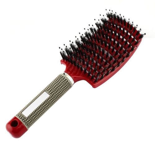 image-Bristle Hair Brush - Detangler Massage Comb