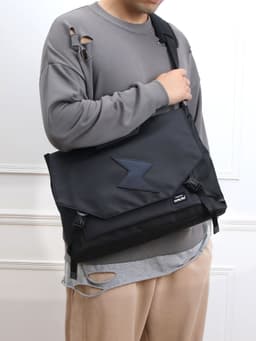image-Laptop Bag Portable Messenger Bag Gaming Notebook Large Capacity Shoulder Bag