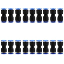 image-Jinqi Pneumatic Plastic Connector Straight Through Butt PU-56810121416mm Quick Insertion Trachea Connector