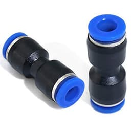 image-Jinqi Pneumatic Plastic Connector Straight Through Butt PU-56810121416mm Quick Insertion Trachea Connector
