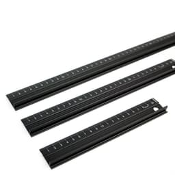 image-Handmade Leather Goods DIY Aluminum Alloy Steel Ruler Cutting Drawing Ruler Protective Ruler Scratch-Resistant Cutting Ruler