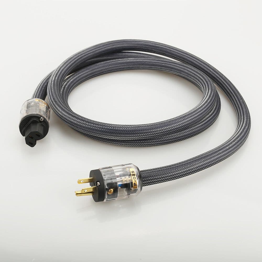image-Hifi Audio Power Cord Pure Copper European Standard Power Cord Fever Grade Audio Amplifier Tube American American Standard Power Cord