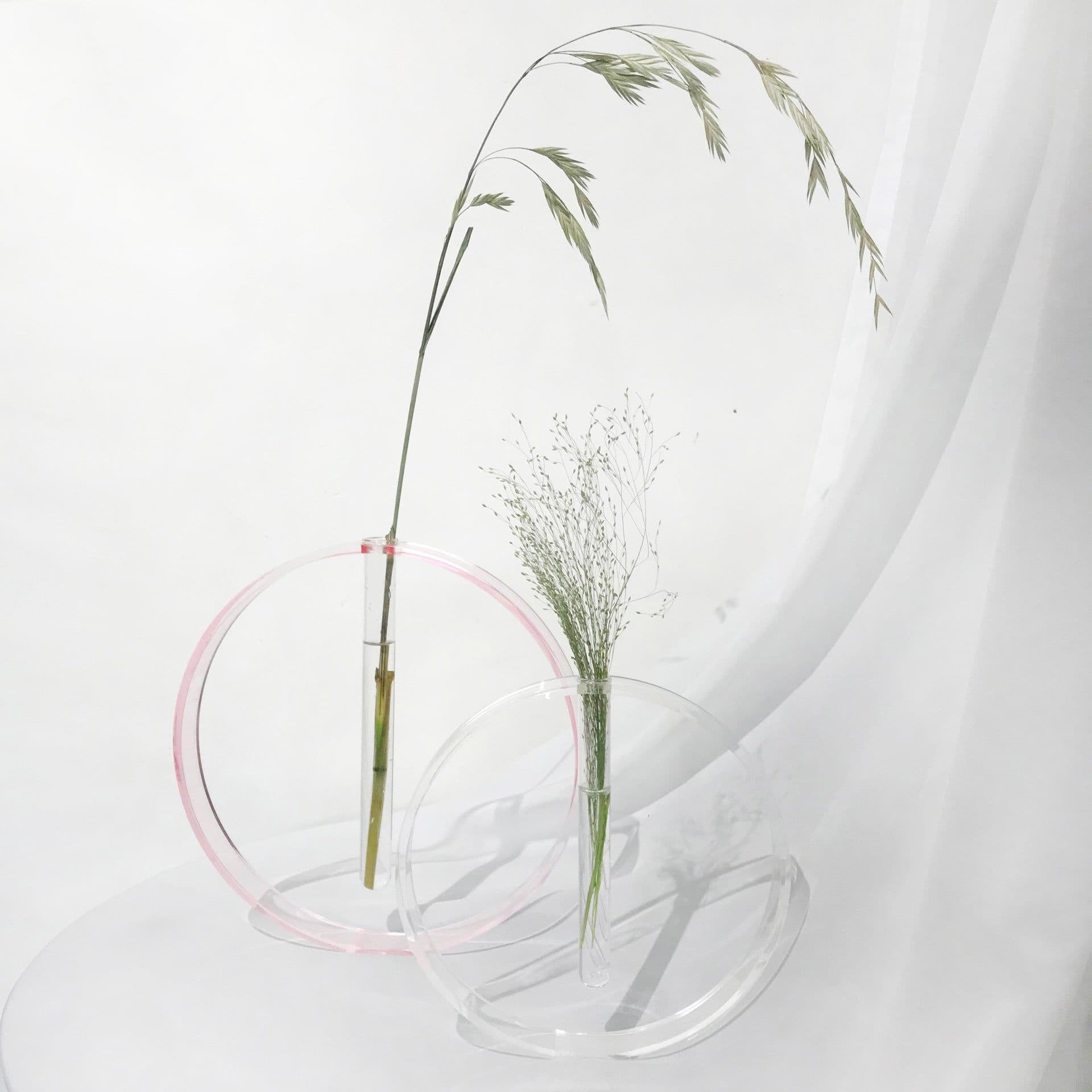 image-Acrylic Transparent Test Tube Vase Simple Decoration Ornaments