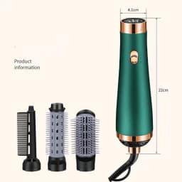 image-Hair Dryer Multifunctional Three-In-One High-Power Hair Dryer Curling Iron Hair Straightener Gift