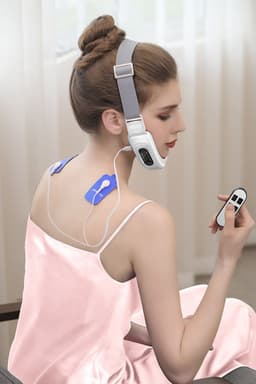 image-Double Chin Facial Massage Electric V Face Massager For Men And Women