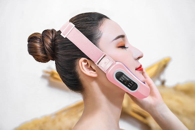 image-Double Chin Facial Massage Electric V Face Massager For Men And Women