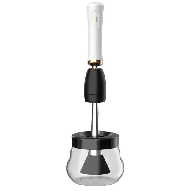 image-Electric Makeup Brush Cleaner Automatic Drying Electric Brush Charger Brush Cleaning Brush Quick Drying