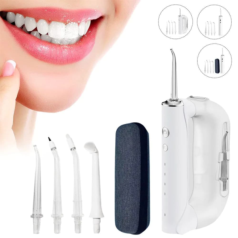 image-Portable Oral Irrigator 300ml Large Water Electric Irrigador Bucal Water Flosser Tooth Cleaner