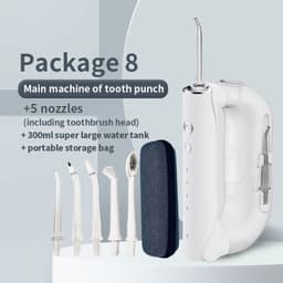image-Portable Oral Irrigator 300ml Large Water Electric Irrigador Bucal Water Flosser Tooth Cleaner