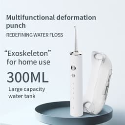 image-Portable Oral Irrigator 300ml Large Water Electric Irrigador Bucal Water Flosser Tooth Cleaner