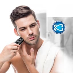 image-USB Power Display Car Charging Beard Knife Men And Women Self-service Shaver