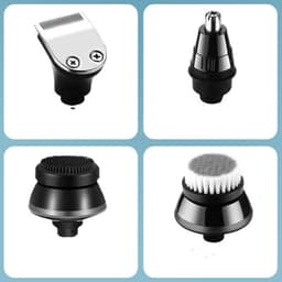 image-Men's Five-in-one Razor Whole Body Washable Electric