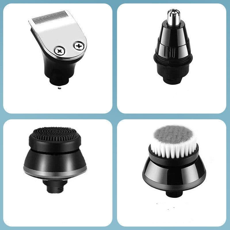 image-Men's Five-in-one Razor Whole Body Washable Electric