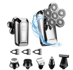 image-Men's Five-in-one Whole Body Washable Electric Razor